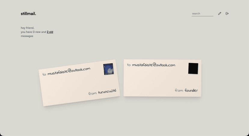 stillmail project screenshot